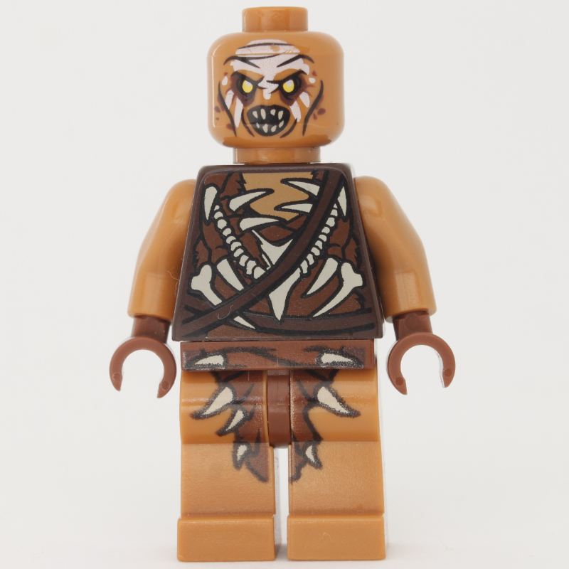 Lego Gundabad Orc - Bald, White Forehead Paint