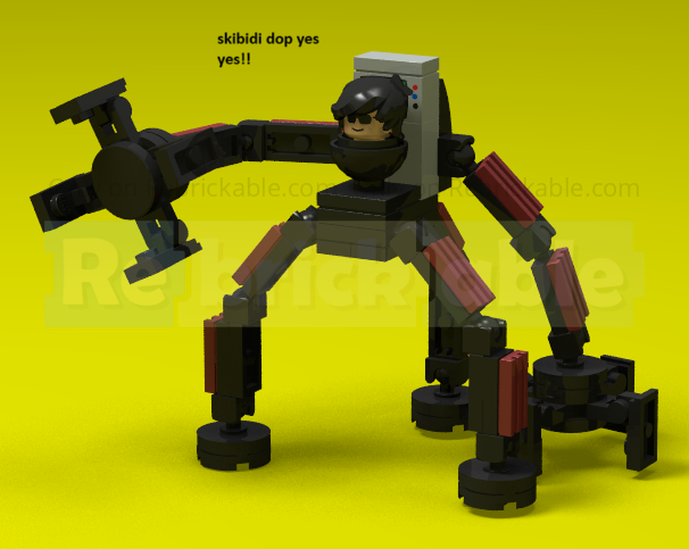 Lego Mechanical strider skibidi toilet