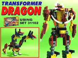 Transformer 2-headed Dragon from Creator 31102: Fire Dragon