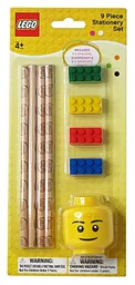 School Supply Set, 9 Piece Stationery Set