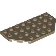 Wedge Plate 4 x 8 Cut Corners / Dark Tan