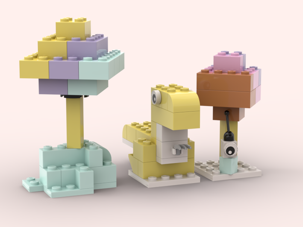 Lego T-Rex and Mouncer