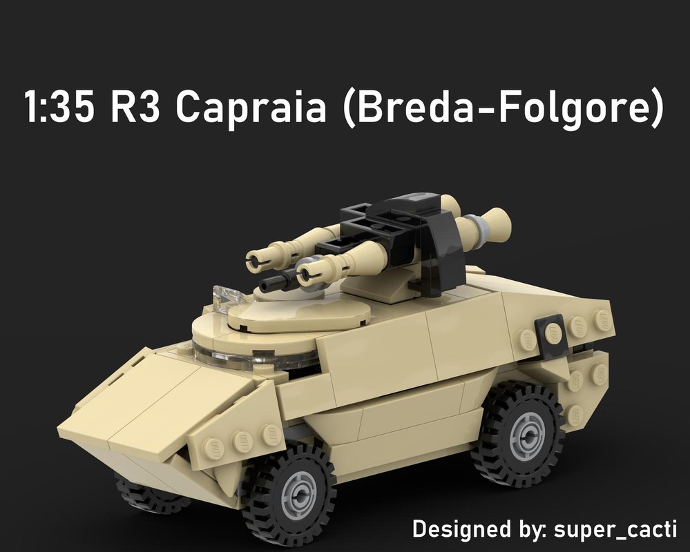 Lego 1:35 OTO Melara R3 Capraia (Breda-Folgore)