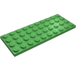 Plate 4 x 10 / Bright Green