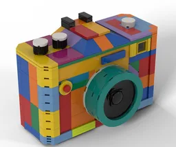 Cubist style camera