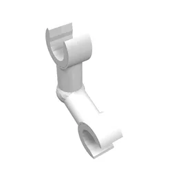 Arm Skeleton [Bent / 2 Clips] / White