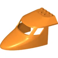 Aircraft Fuselage Curved Forward 6 x 10 Top / Orange