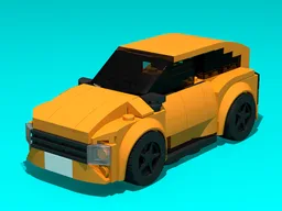 Orange Hatchback