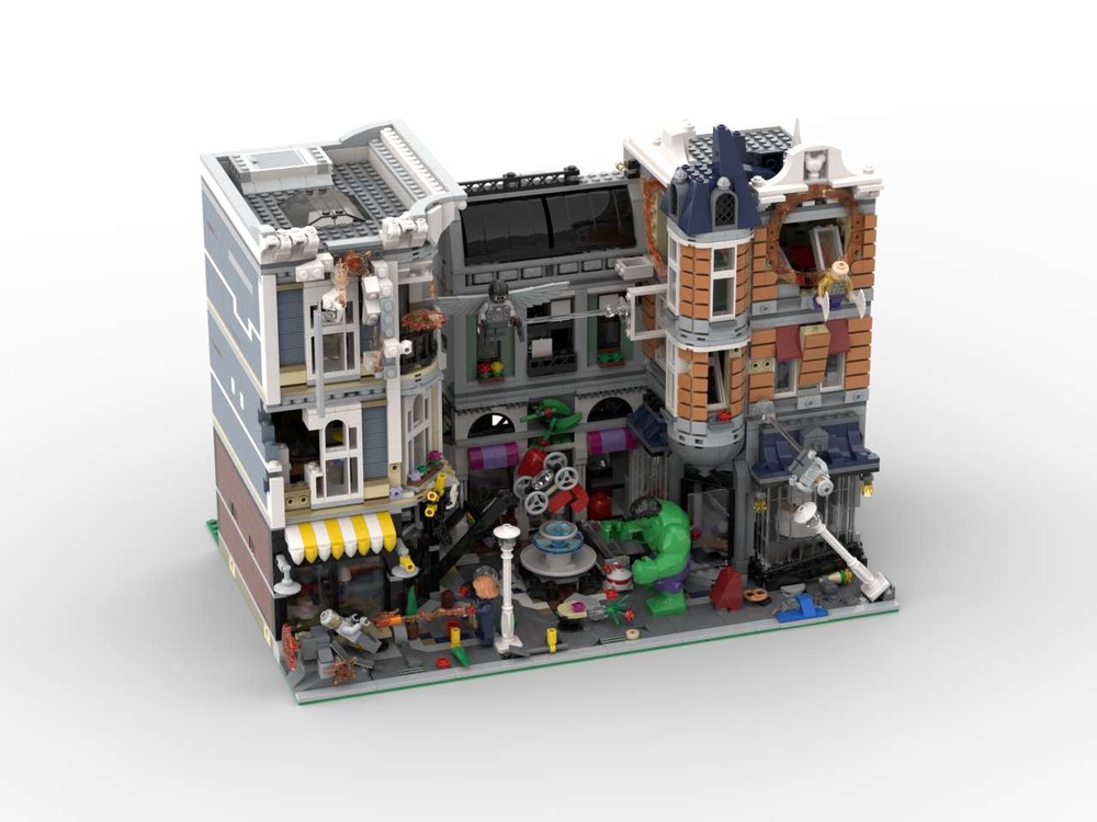 Lego Assembly Square - Superhero Battle Scene
