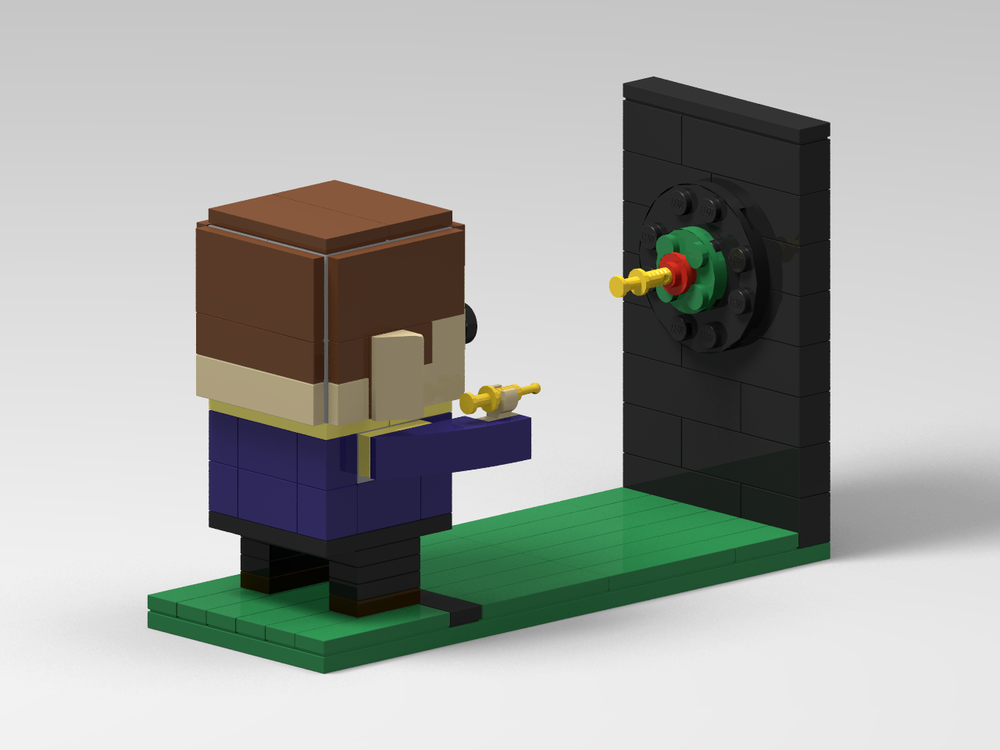 Lego Brickhead Luke Littler, World championship of darts