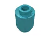 Brick Round 1 x 1 Open Stud / Medium Azure