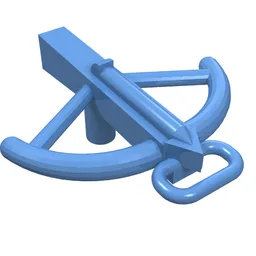Weapon Crossbow and Bolt / Medium Blue