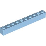 Lego Brick 1 x 10 / Pastel Blue