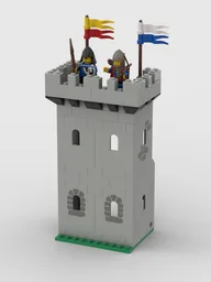 Square tower to go with 80s Castle sets