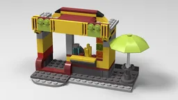 Pizza Bar from Set 60150 Pizza Van