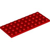 Lego Plate 4 x 10 / Red