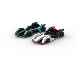 Formula-E Jaguar and Porsche Team