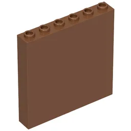 Panel 1 x 6 x 5 / Reddish Brown