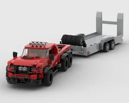 2025 RAM 1500 Custom 6x6 with Vehicle Trailer