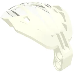 Windscreen Bohrok 4 x 5 x 7 Marbled Trans-Clear Pattern / White