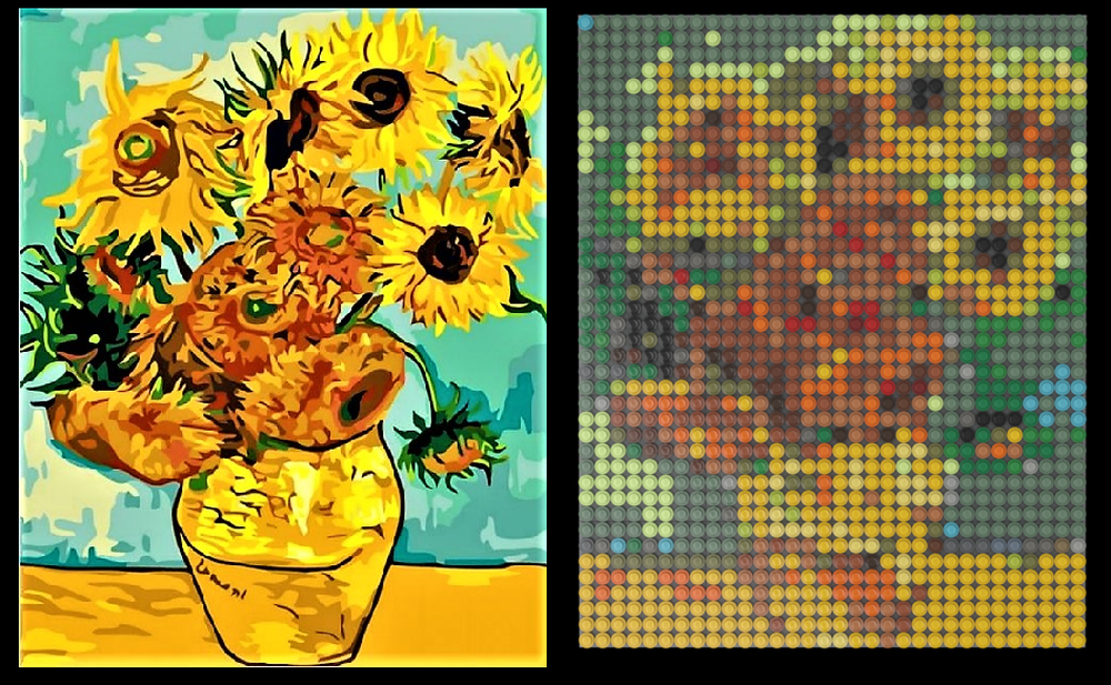 Lego Sunflowers - Van Gogh