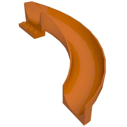 Slide Curved 180° / Dark Orange
