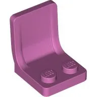 Seat / Chair 2 x 2 / Medium Dark Pink