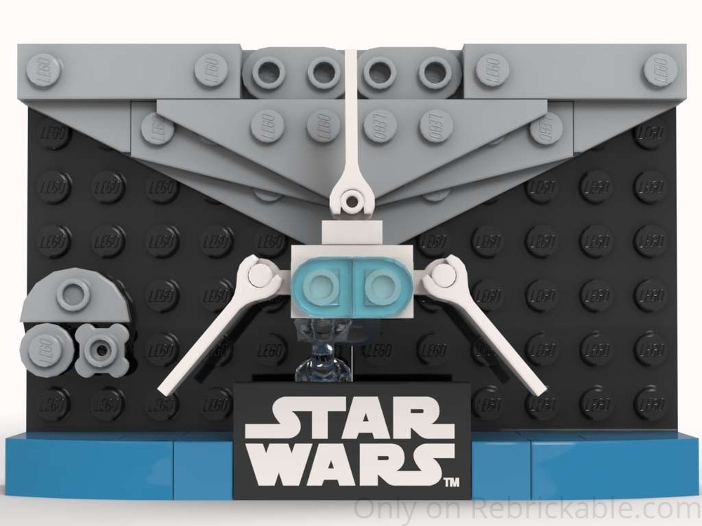 Lego Plate "SW Episode VI - RotJ" Insert for set 40774