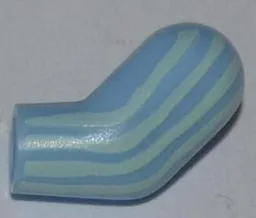Arm, Left with Light Aqua Stripes Pattern