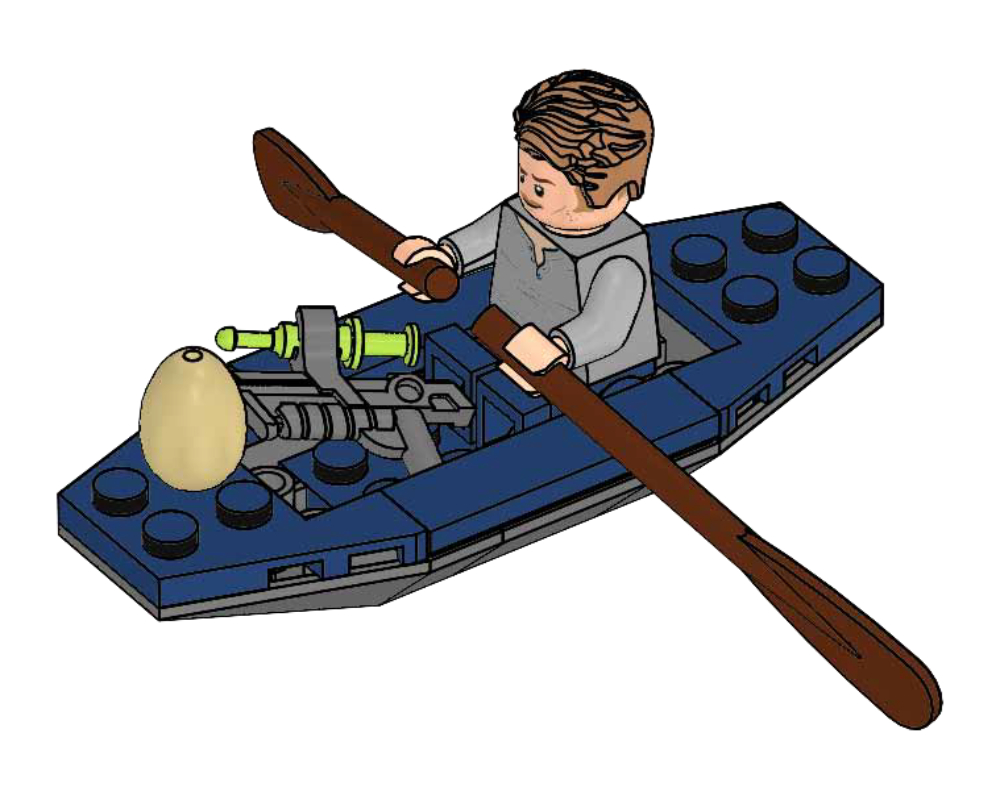 Lego Owen with Canoe
