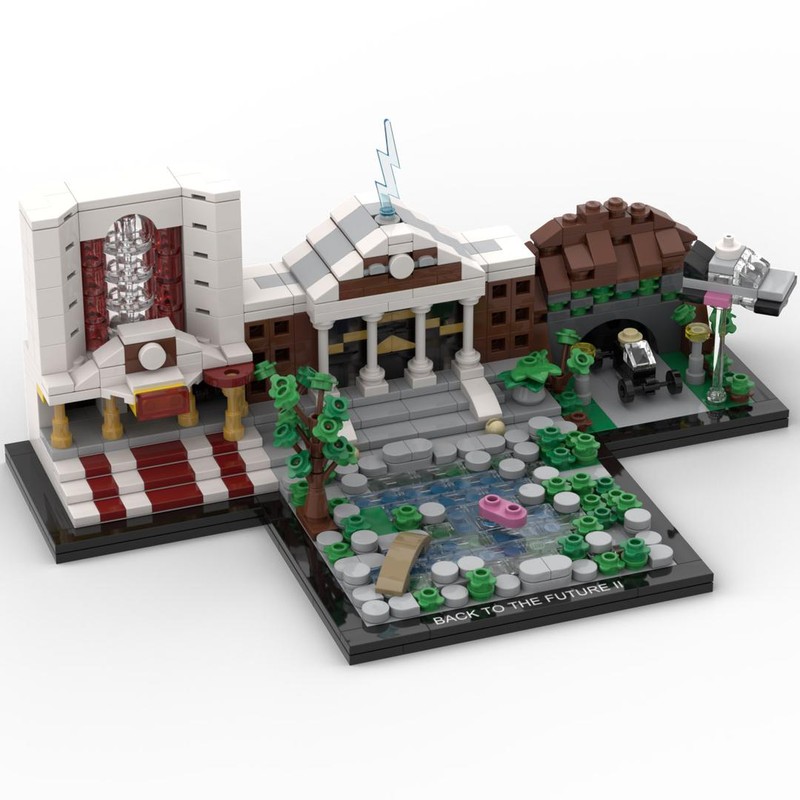 Lego Back to the Future II Skyline Architecture MOC