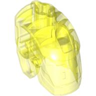 Lego Large Figure Head Connector Block (Glatorian) / Trans-Neon Green