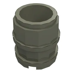 Barrel 2 x 2 x 2 / Dark Gray