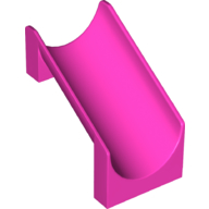 Lego Slide Straight 4 x 6 x 6 / Dark Pink