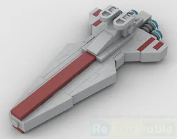 Miniature Venator (to-scale with Lucrehulk)
