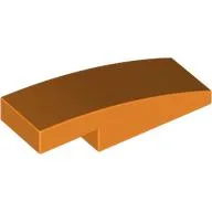Brick Curved 3 x 1 x 2/3 / Orange