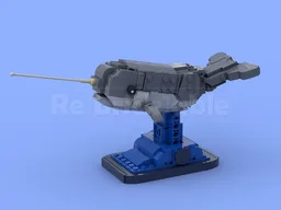 Narwhal on stand