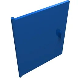 Homemaker Cupboard Door 4 x 4 / Blue