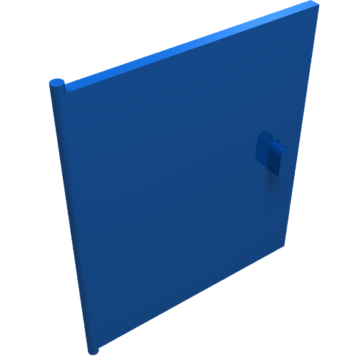 Lego Homemaker Cupboard Door 4 x 4 / Blue