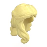 Lego Hair Long, Wavy with Lock on Side / Bright Light Yellow
