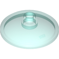 Lego Dish 3 x 3 Inverted [Radar] / Trans-Light Blue