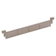 Garage Roller Door Section without Handle / Trans-Brown