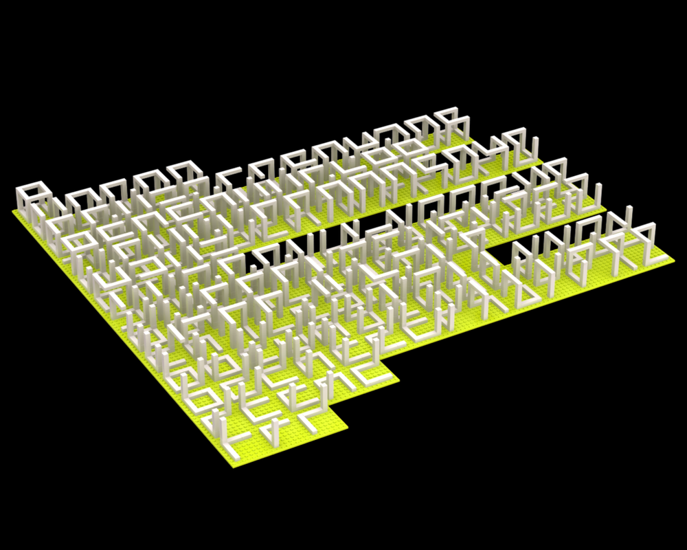 Lego Variations of Incomplete Open Cubes, Sol LeWitt, 1974: Exploration & Epiphany