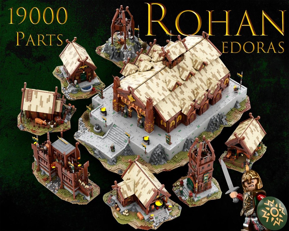 Lego Edoras Rohan Bundle 8 in 1