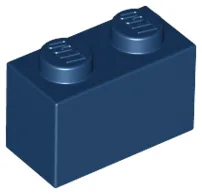 Brick 1 x 2 / Dark Blue