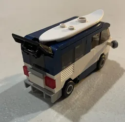 Dark Blue Surfer Van