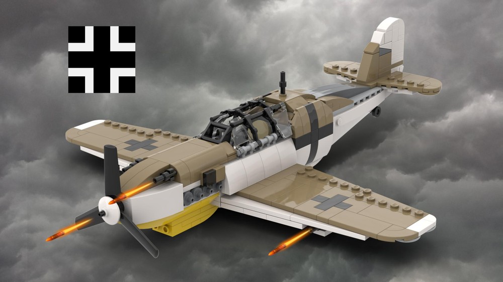 LEGO WWII Aircraft The Messerschmitt Bf 109 F4