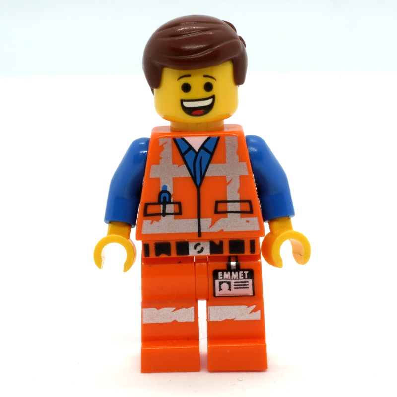 Lego Emmet, Worn Outfit, Happy / Confused