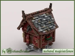 Medieval Magician house MOC