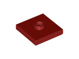Plate Special 2 x 2 with Groove and Center Stud (Jumper)